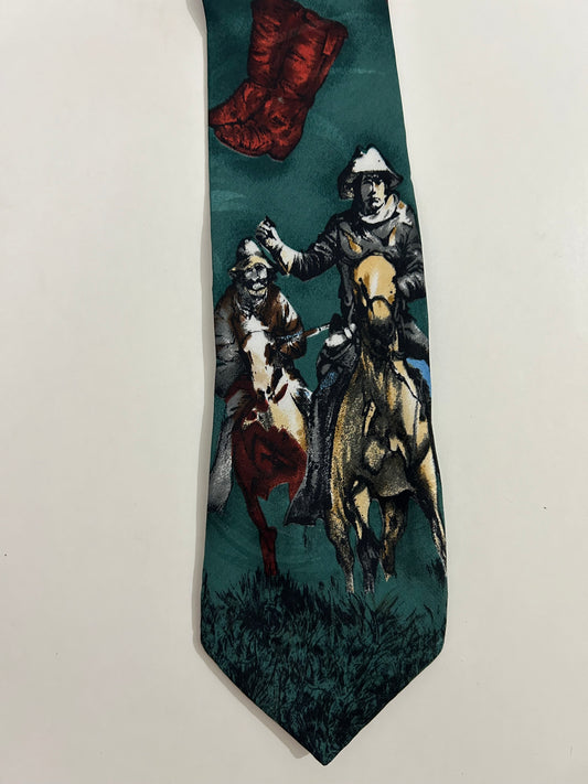 Vintage Horse Ride Tie