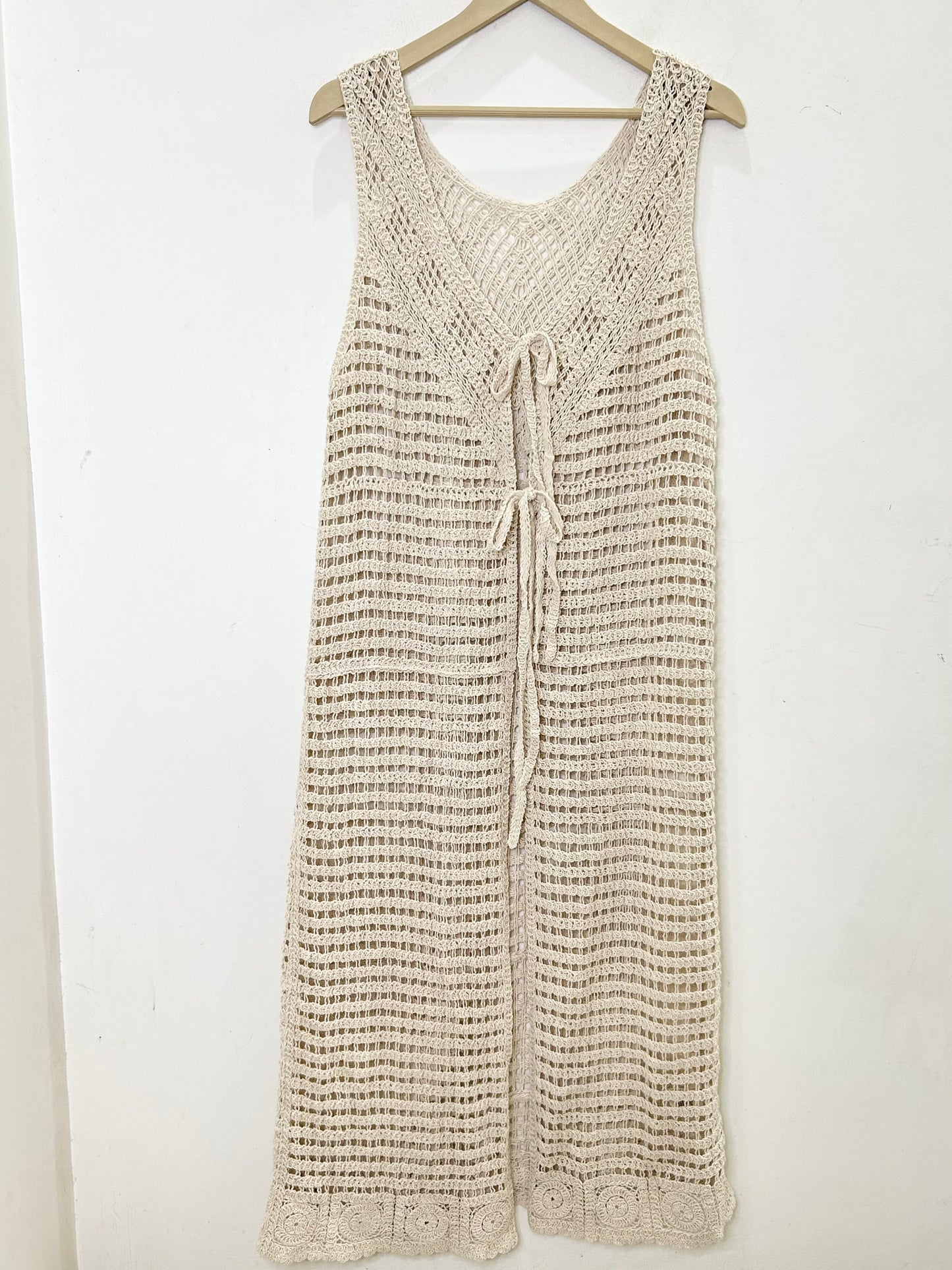 Crochet Beige Shrug