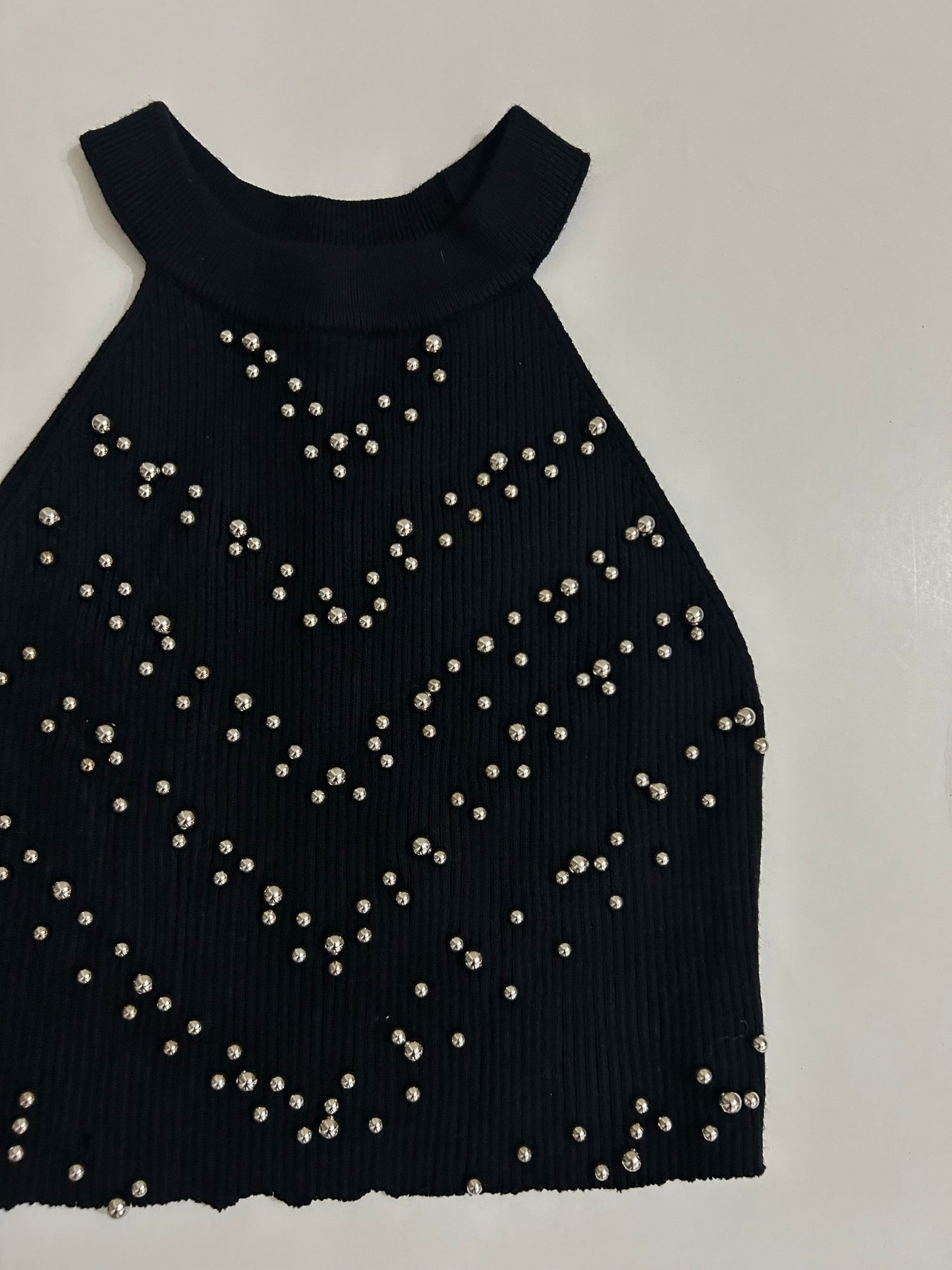 Beaded Halterneck Top