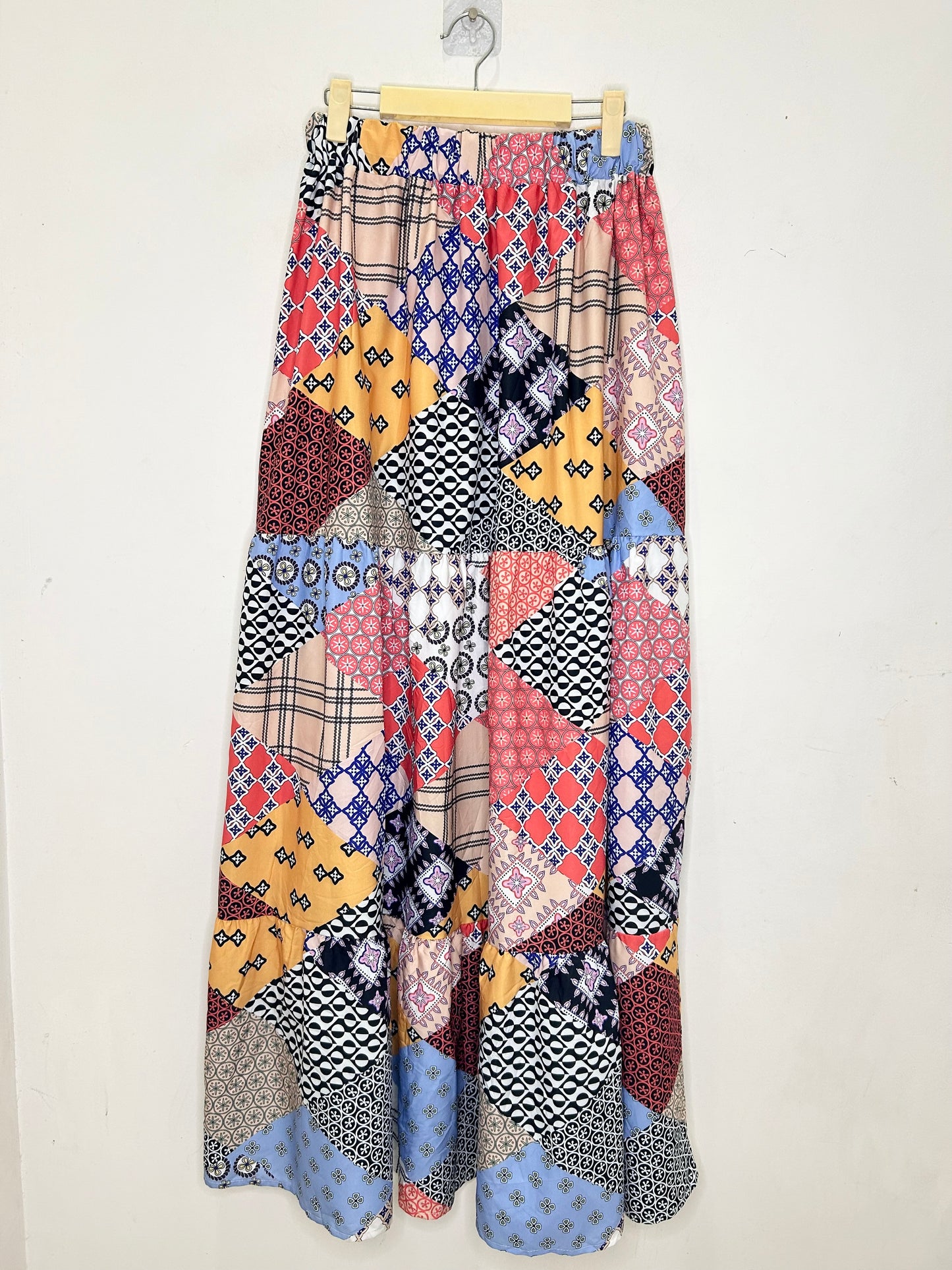 Patch print Skirt