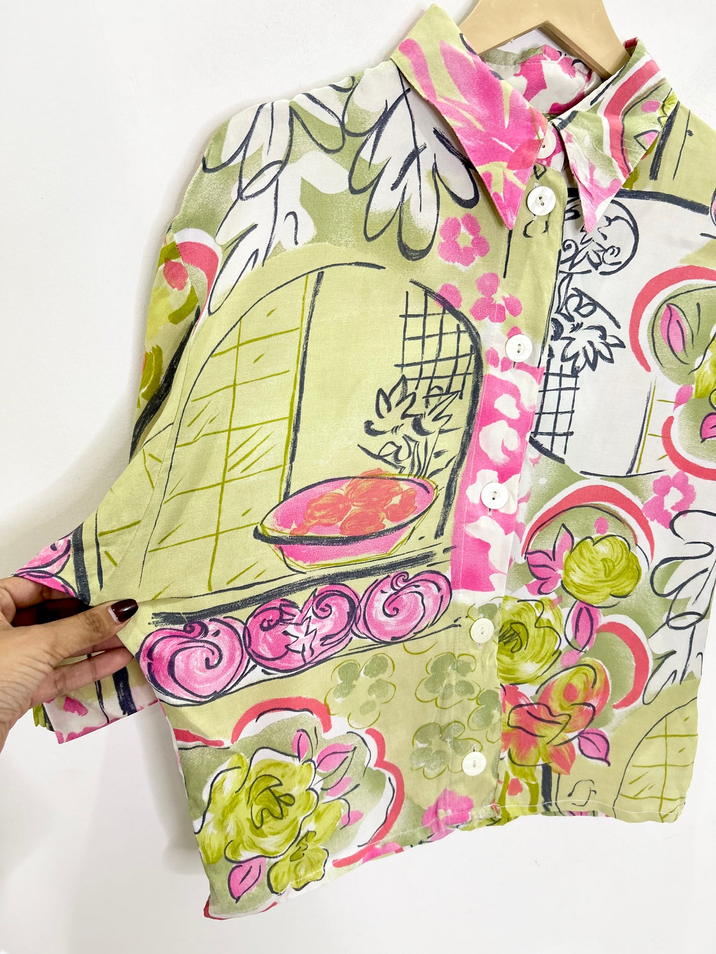 Floral Crop Shirt