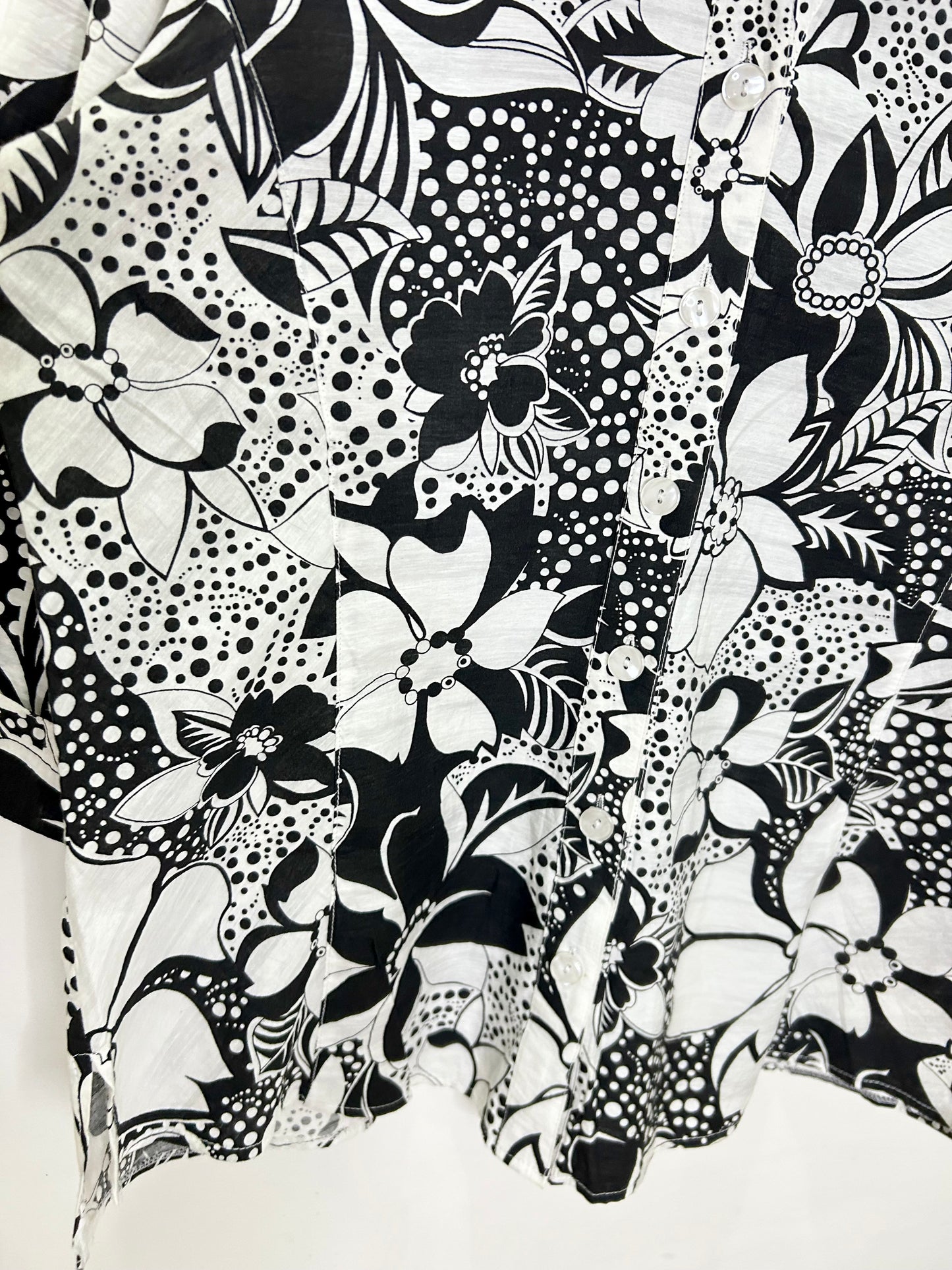 Cotton B&W Shirt