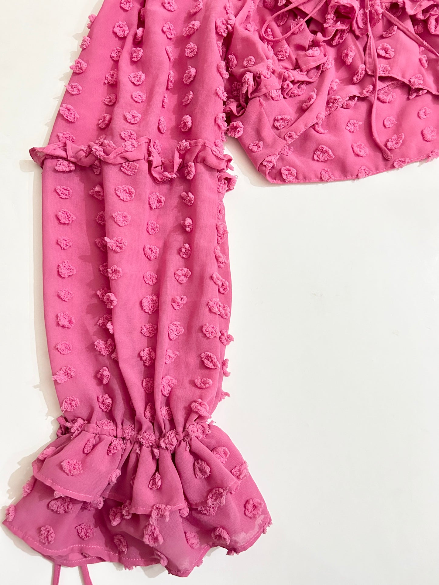 Ruffle Pink Top