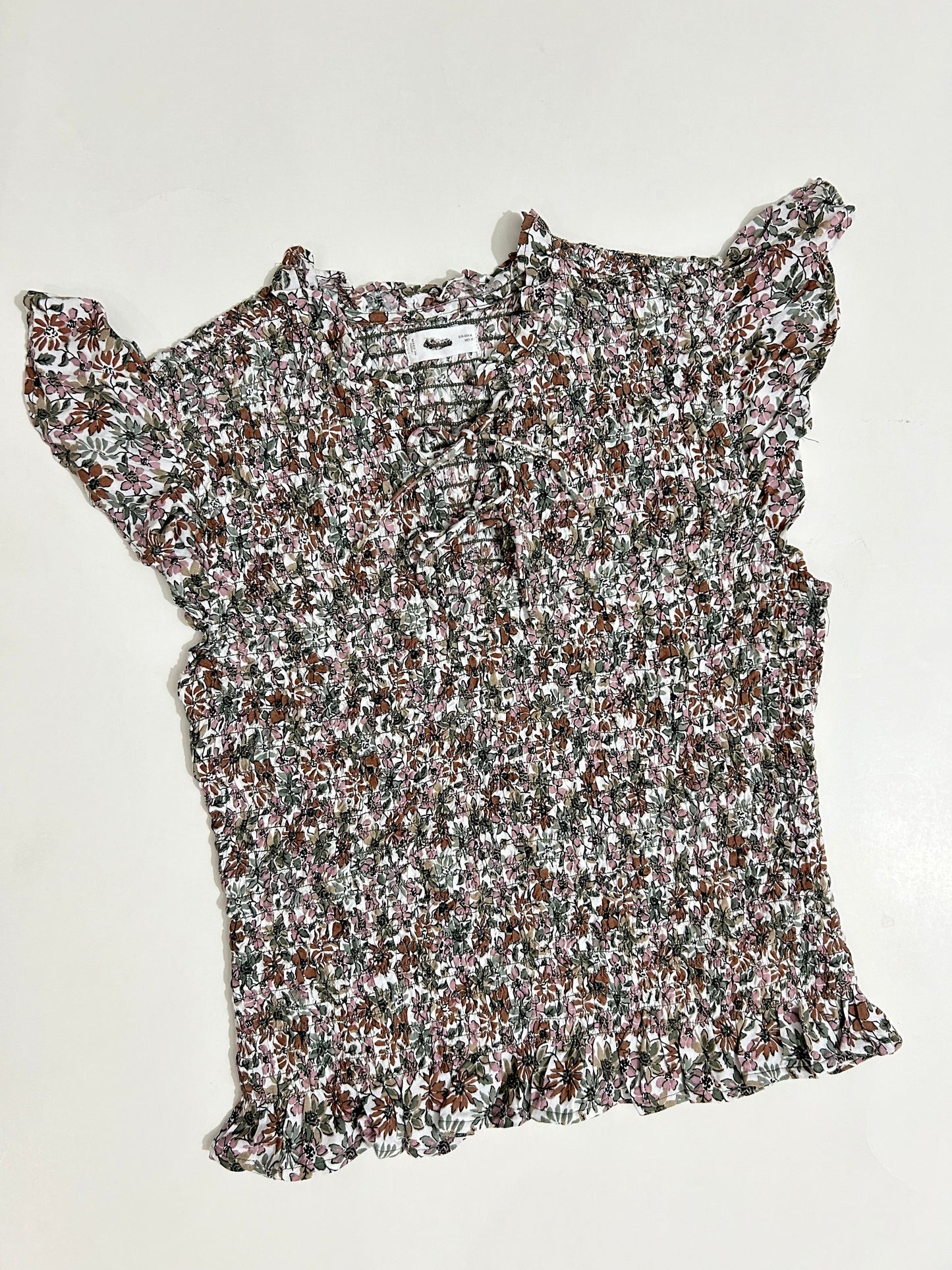 Floral Ruched Top