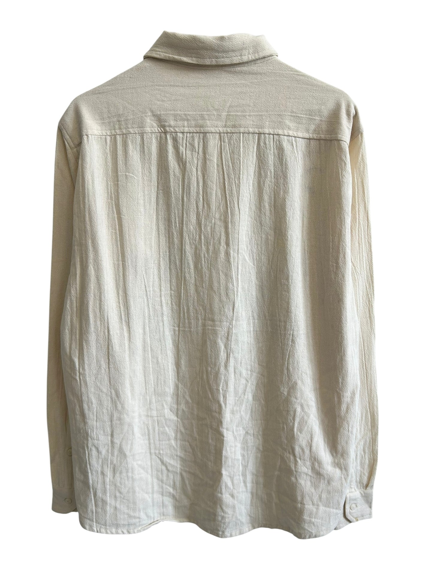 Cotton Fish Embroidered Shirt