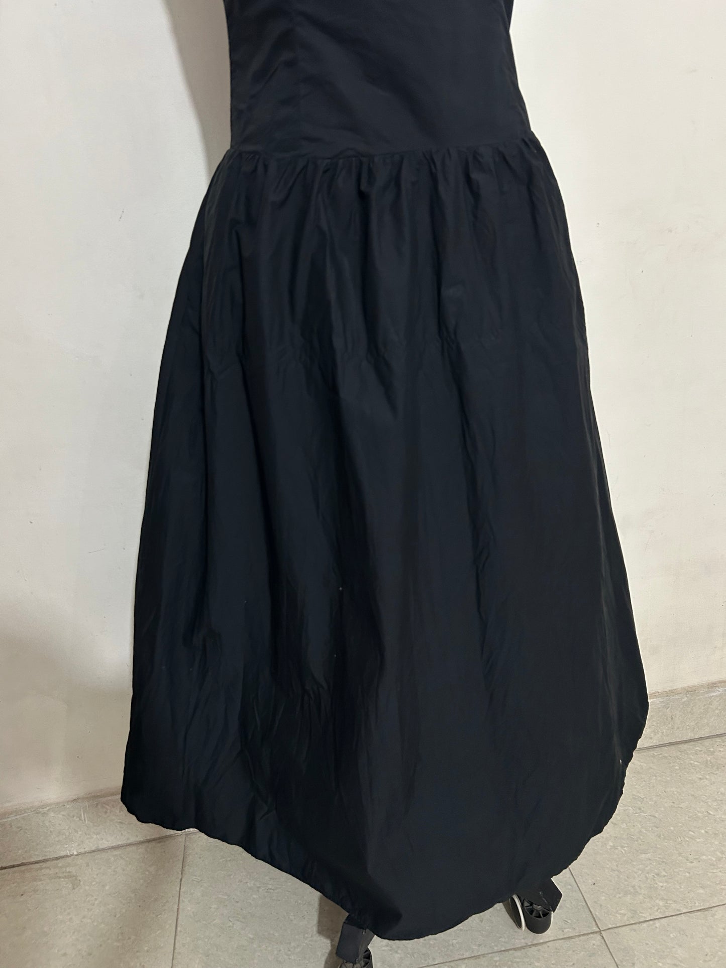 Cotton Square Neck Dress with Pockets