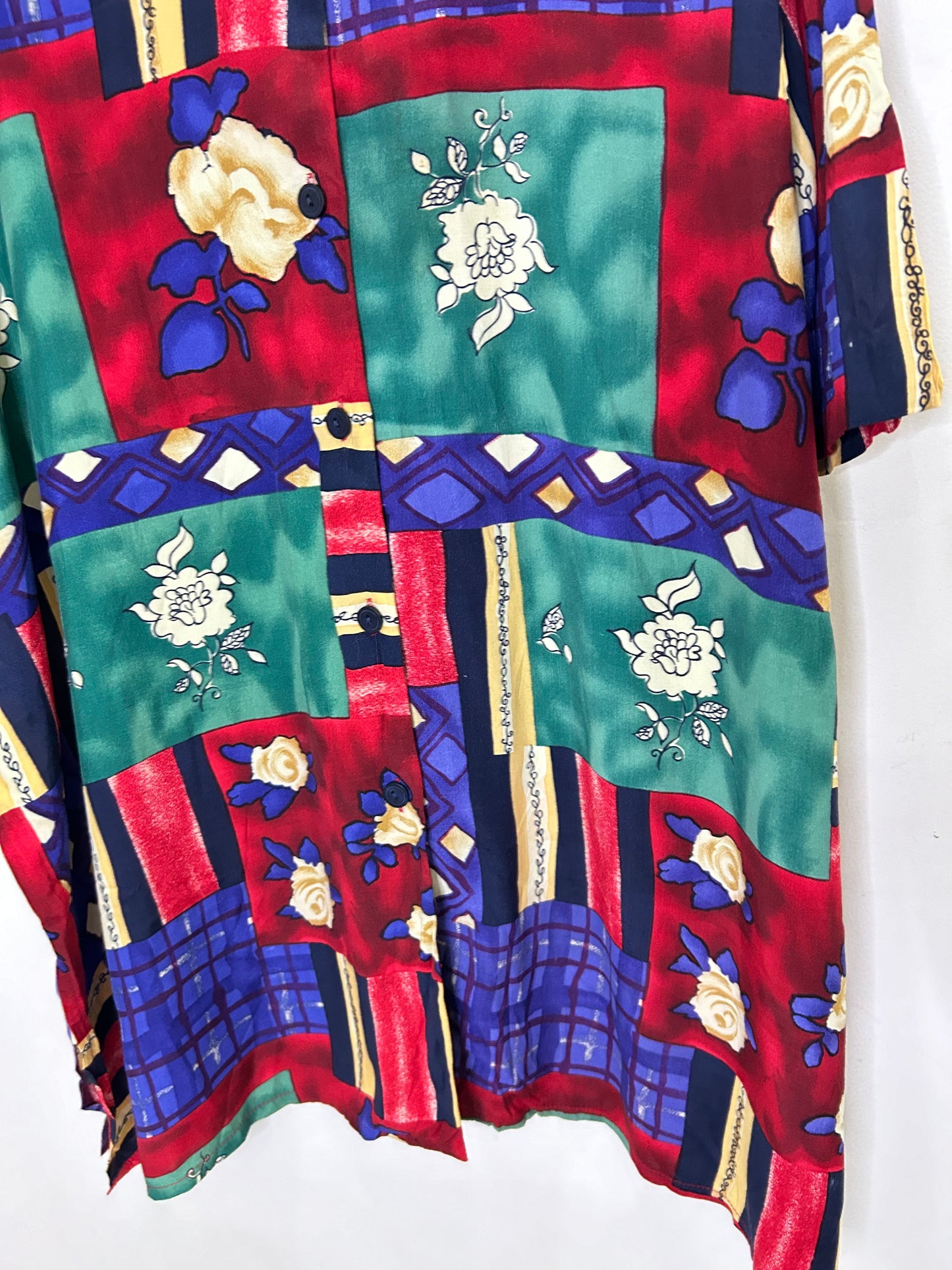 Rose Block Print Shirt