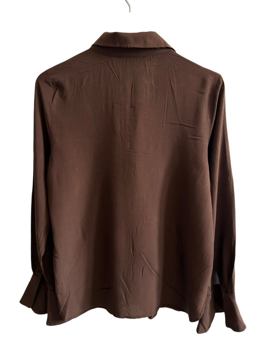 Brown Knot Top