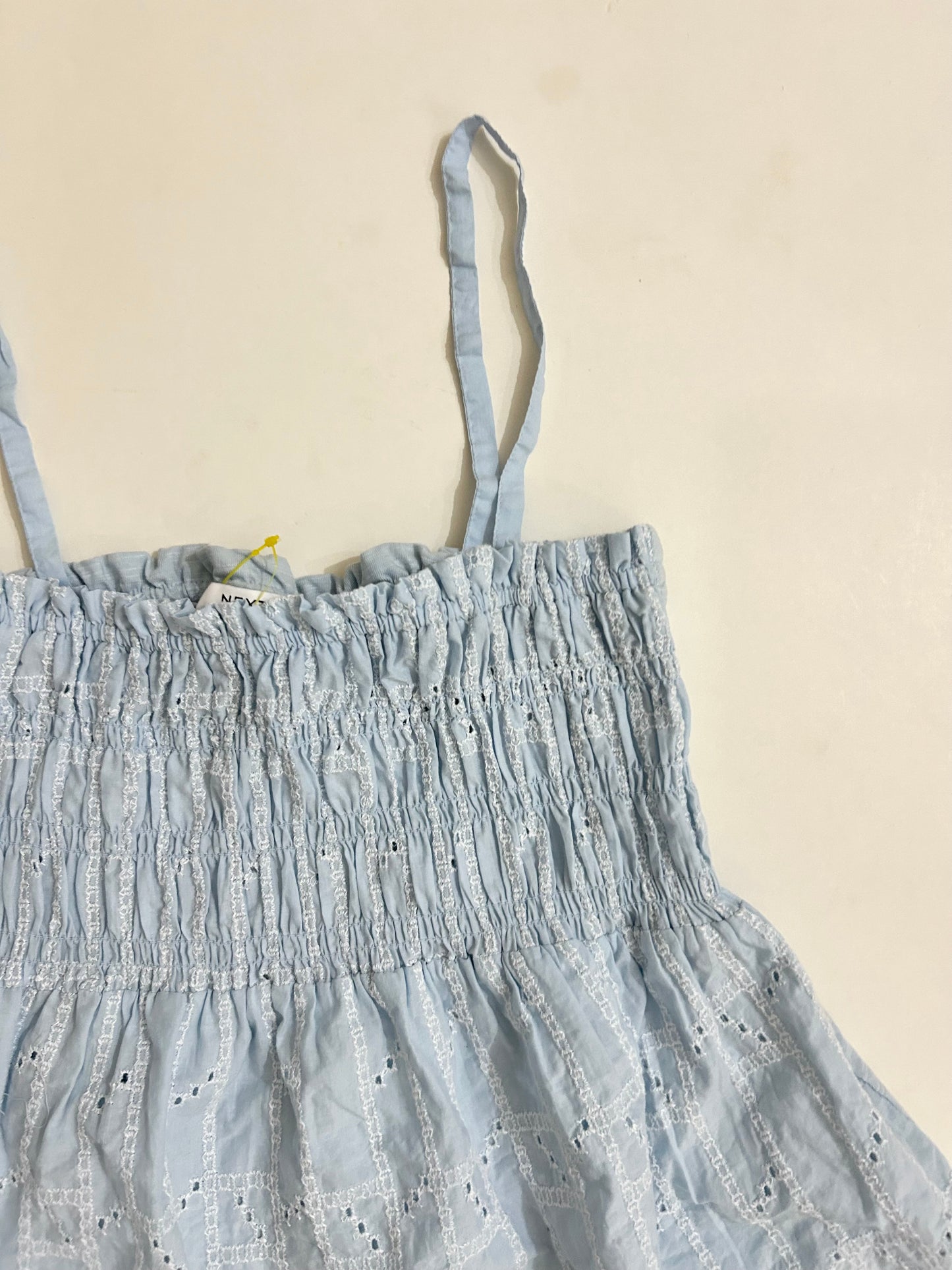 NEXT Sleeveless Shirred Broderie Cami