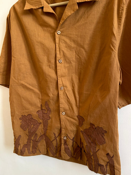 Brown Cotton Shirt