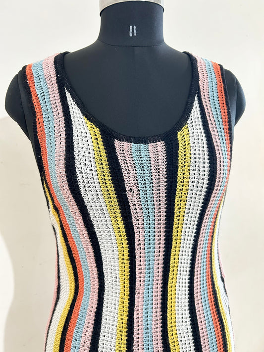 Crochet Dress: Bust- 34” TO 46”