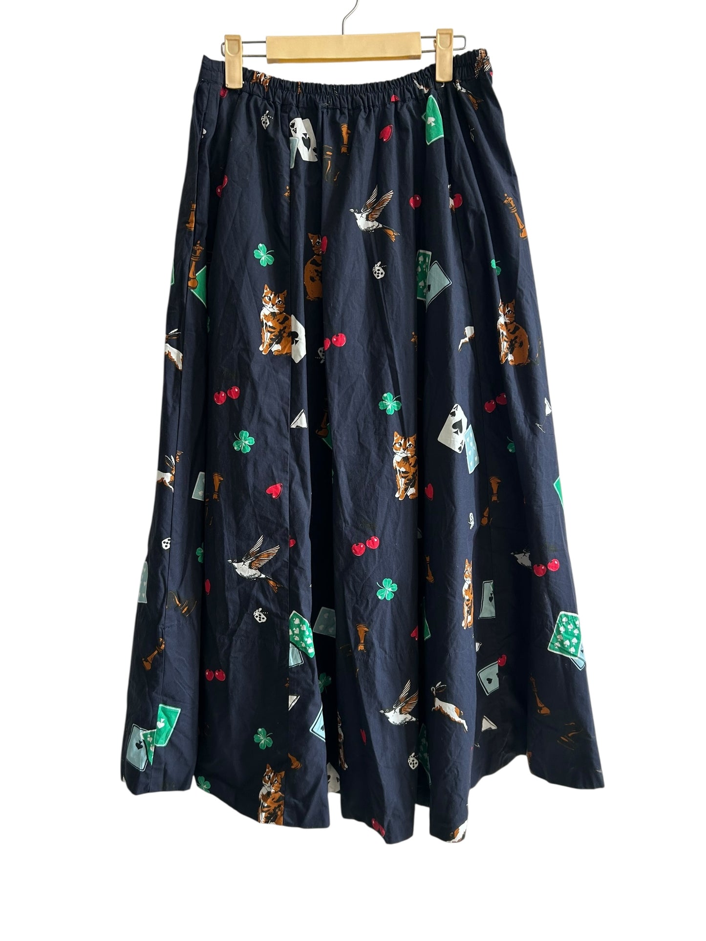 Poplin Printed Skirt