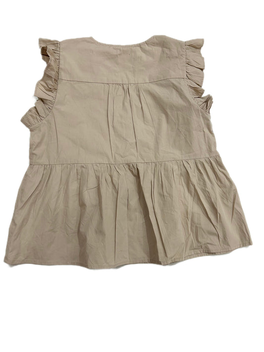 Ruffled Beige Top