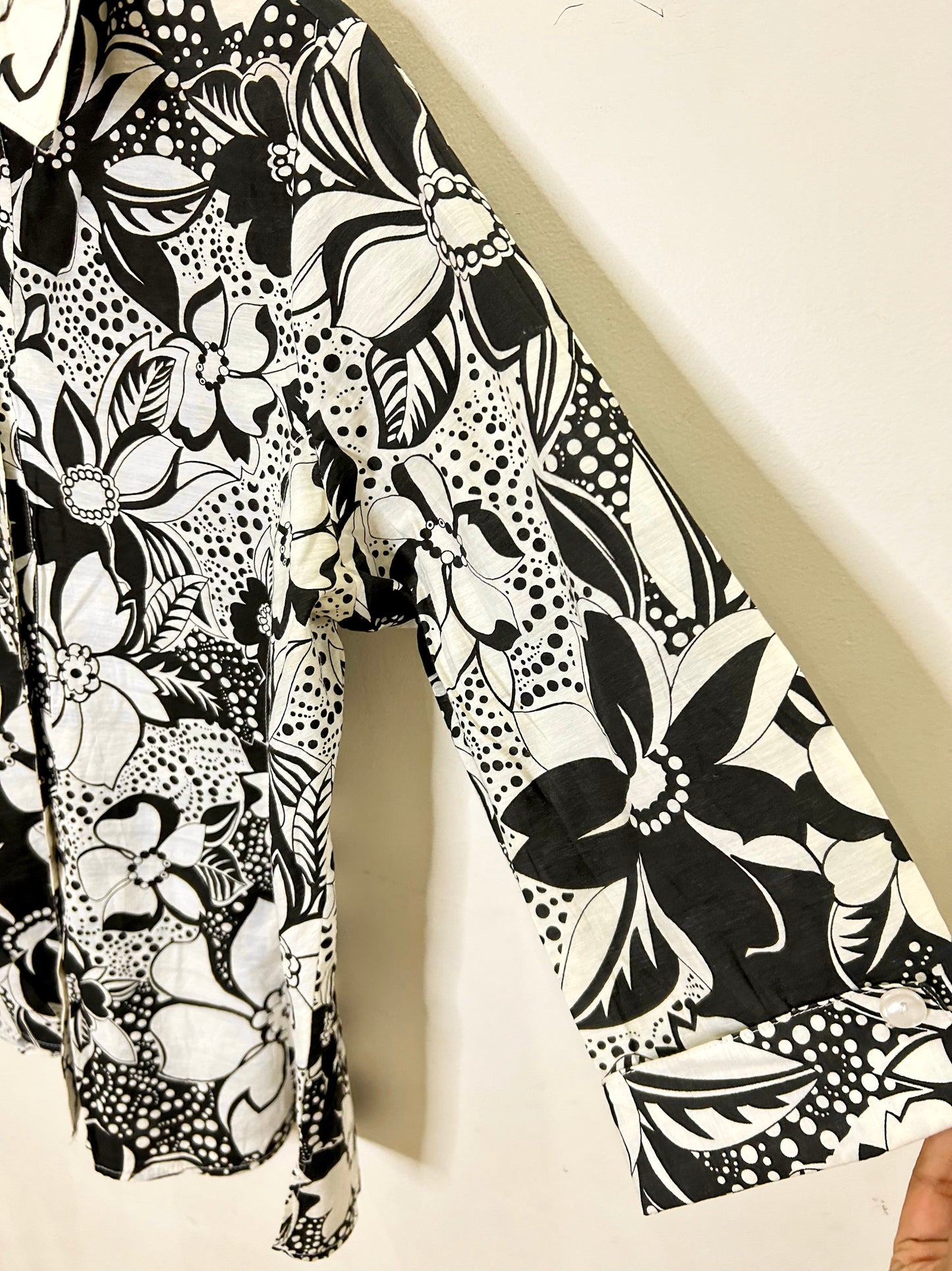 Cotton B&W Shirt