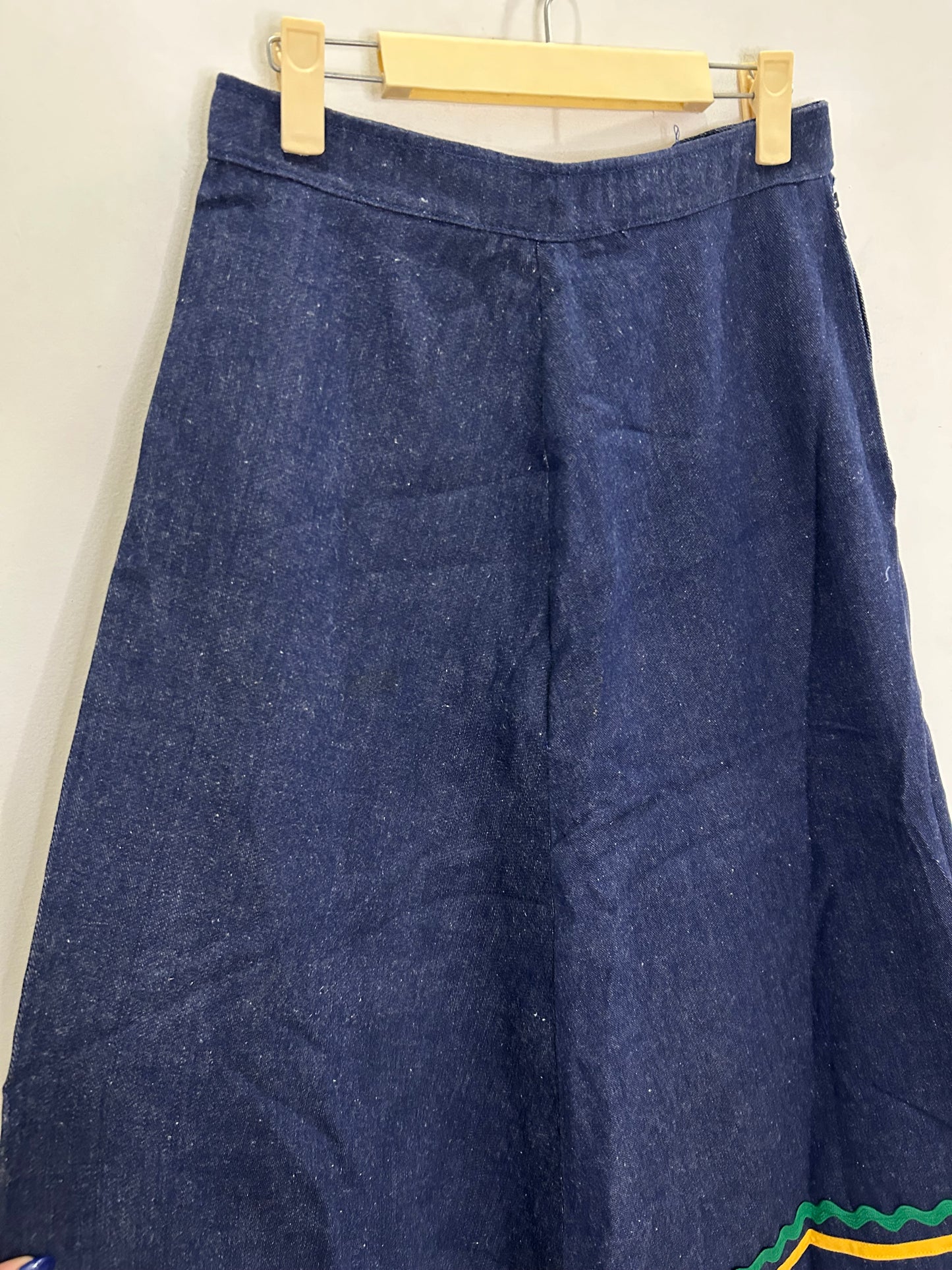 Denim Border Skirt