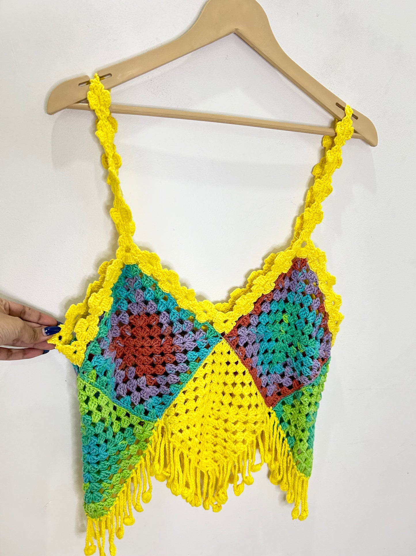 Crochet Top: Bust- 34” TO 42”