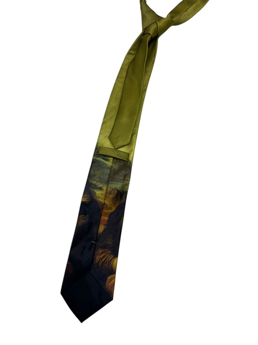 Vintage Mona Lisa tie by Leonardo da Vinci
