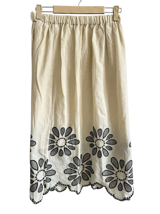 Cotton Embroidered Skirt