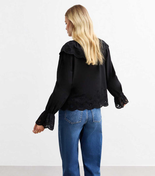 Bishop Cotton Front Knot Top