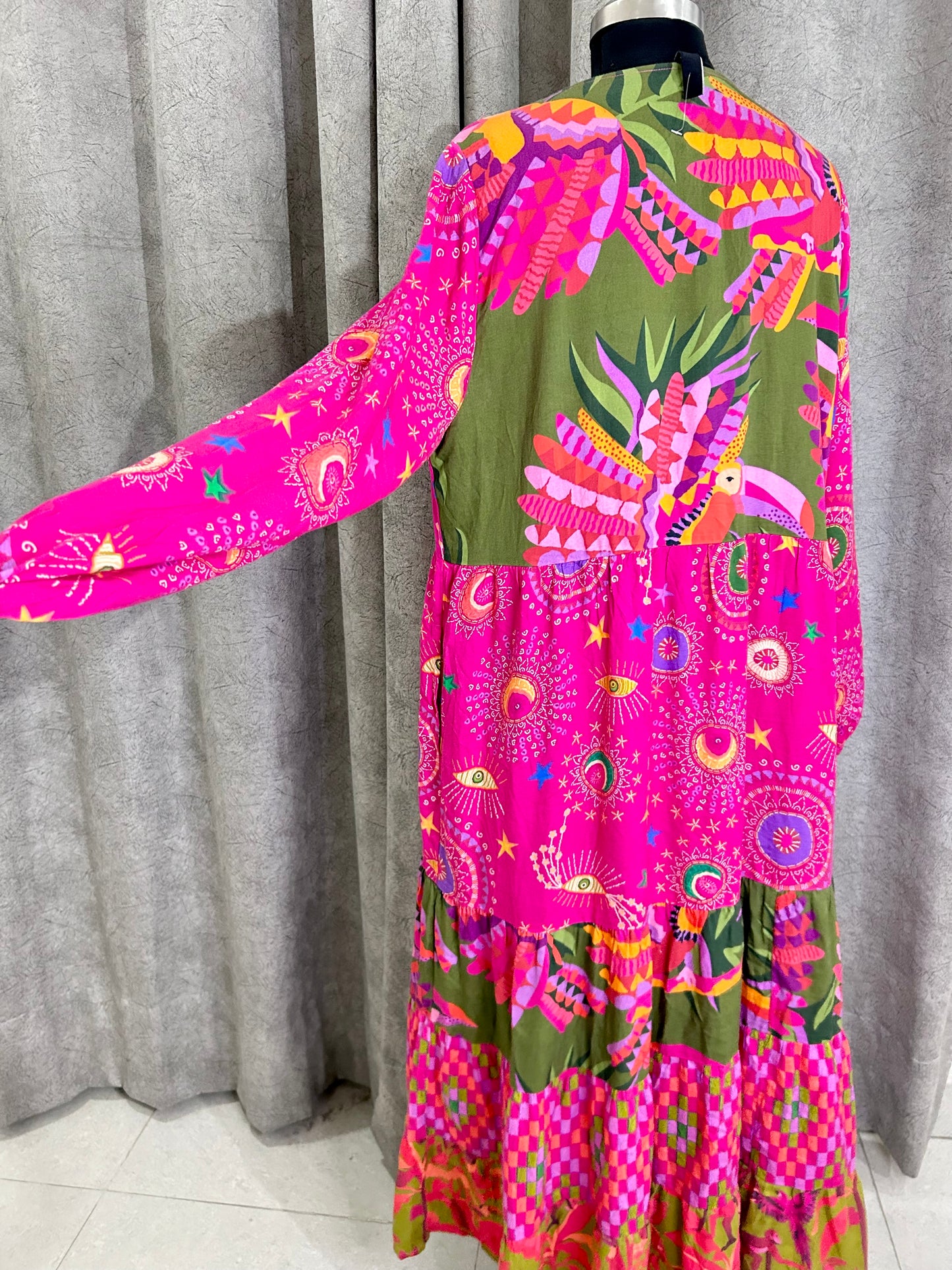 Tropical Mirage Boho Maxi Dress