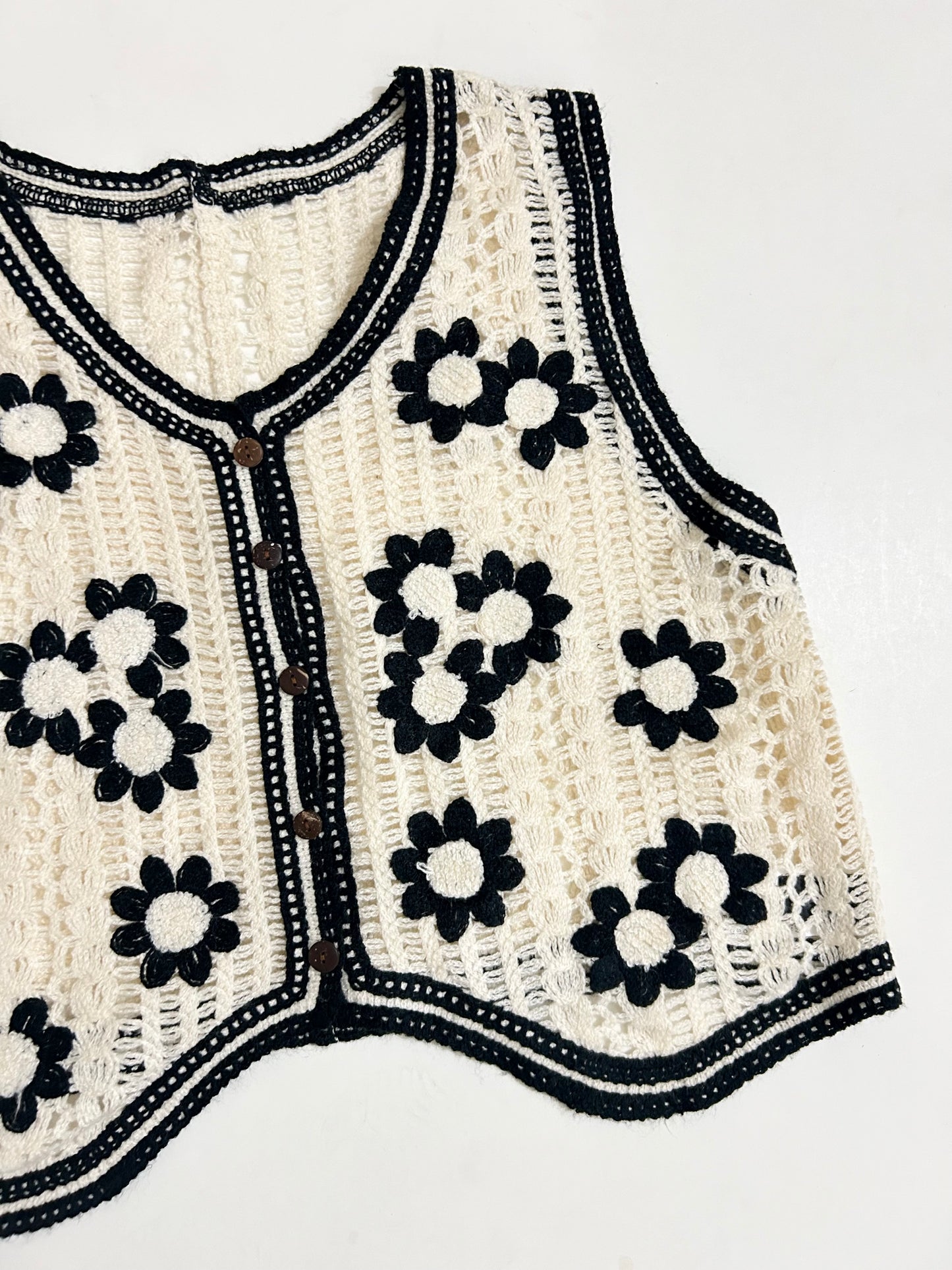 Crochet Floral Top