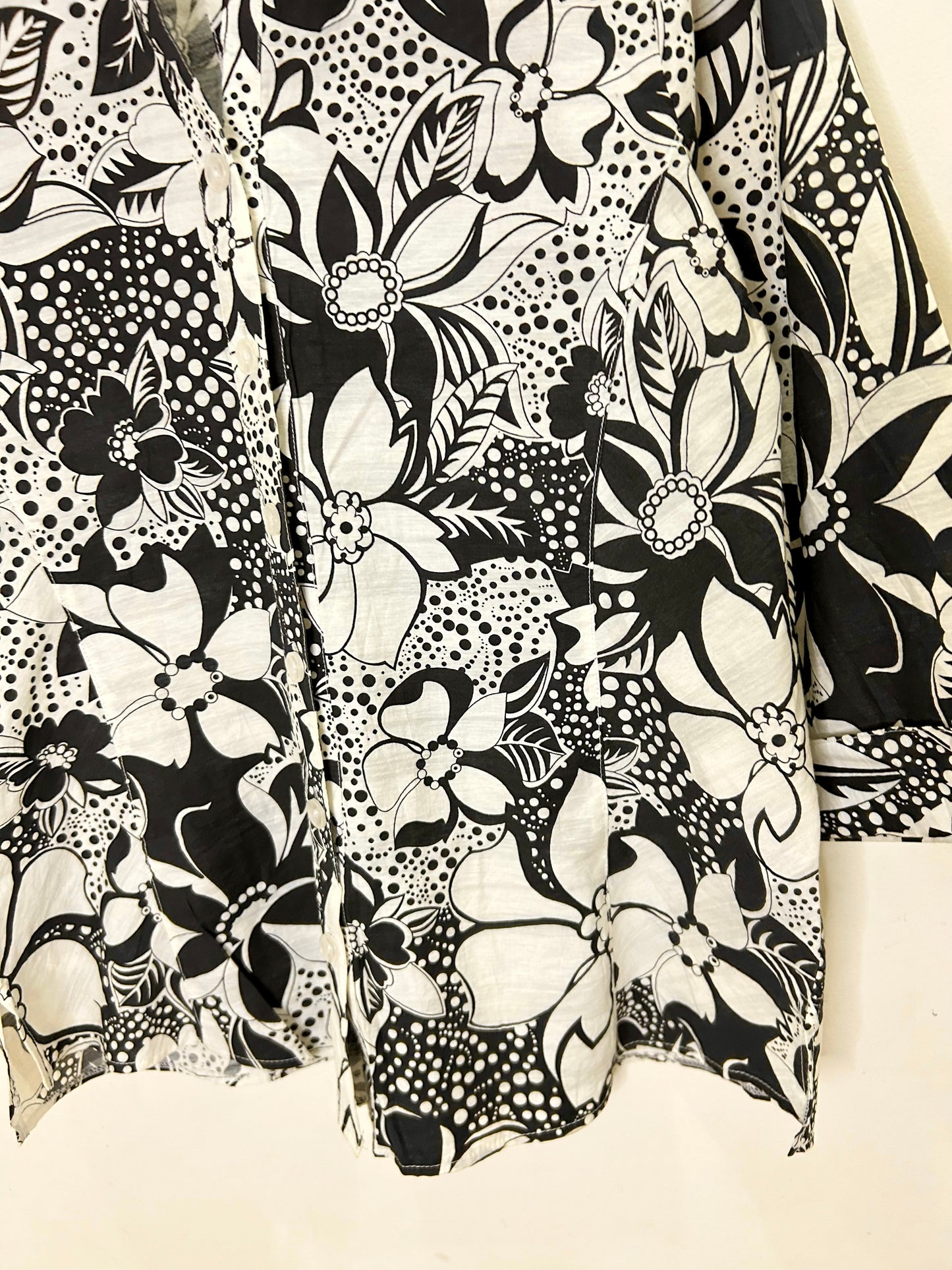 Cotton B&W Shirt