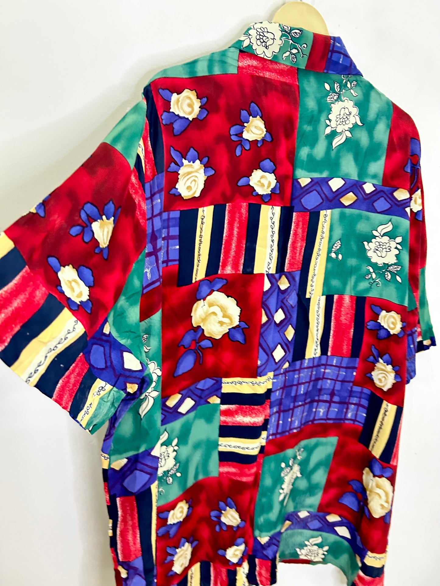 Rose Block Print Shirt