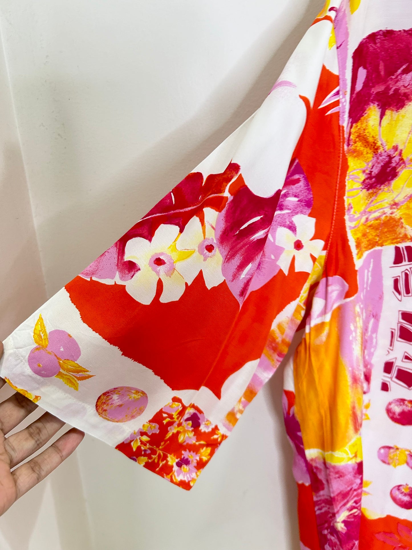 Plum Print Summery Shirt