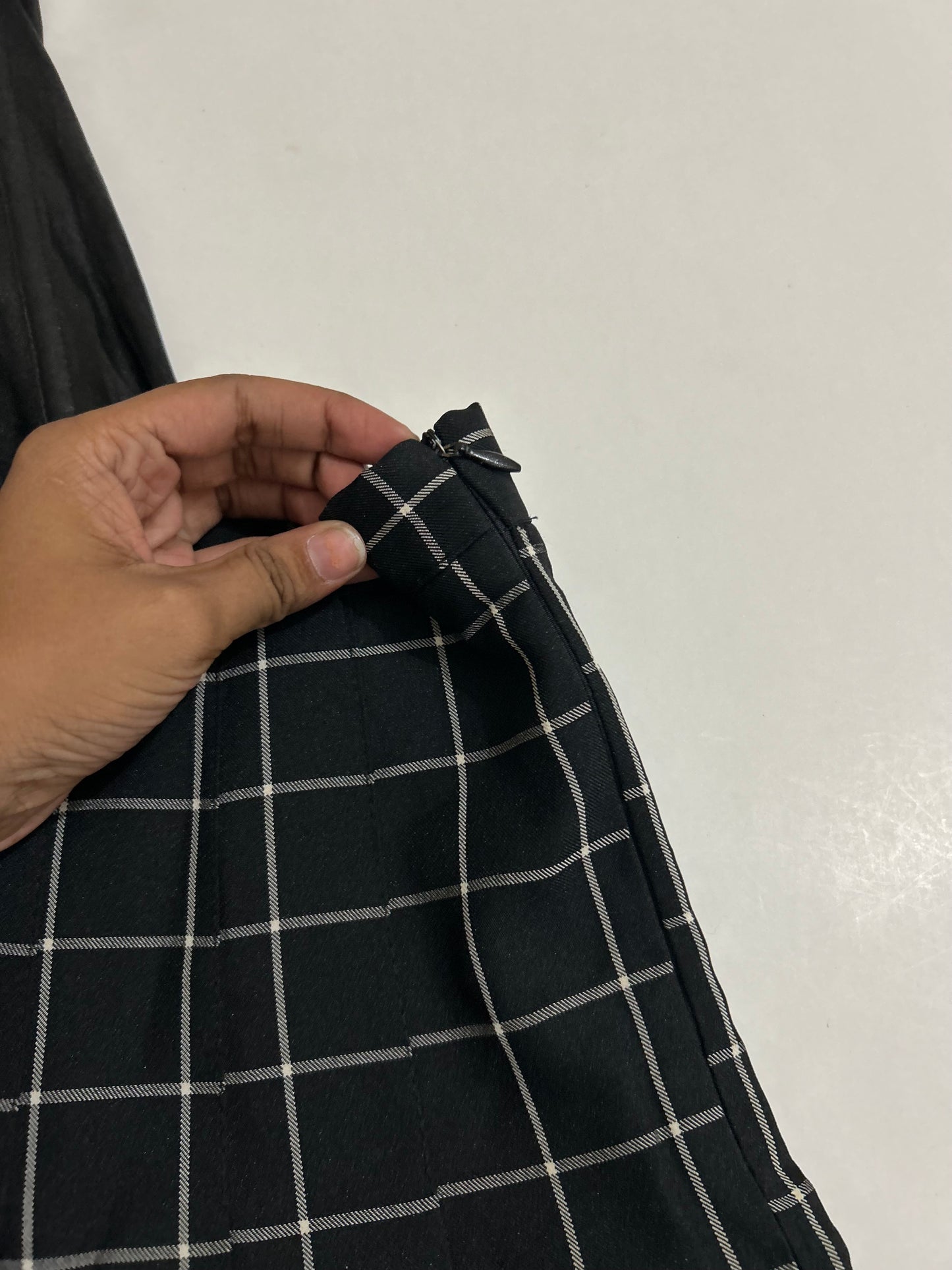 Checked Skirt