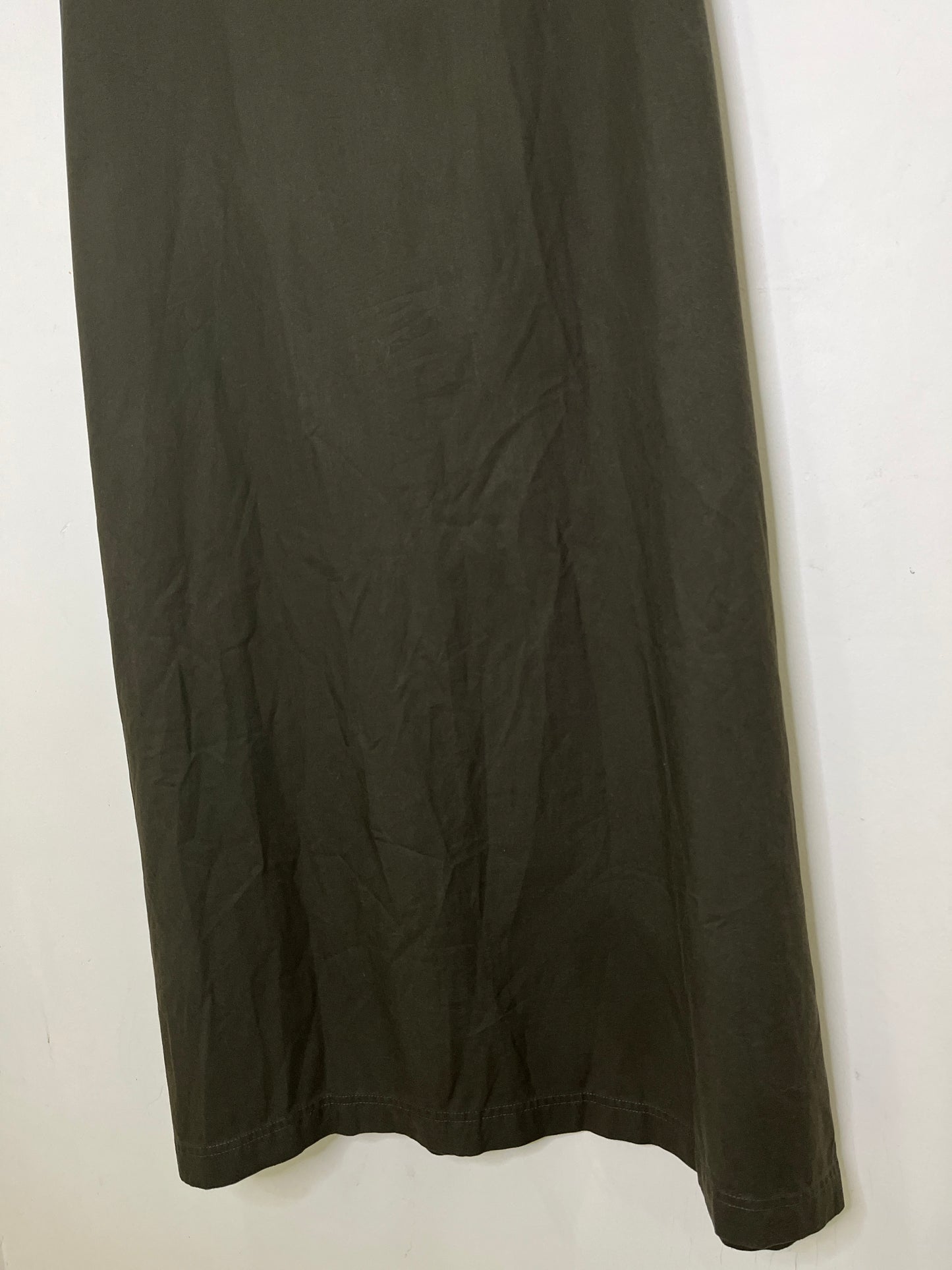 Olive Green Solid Skirt