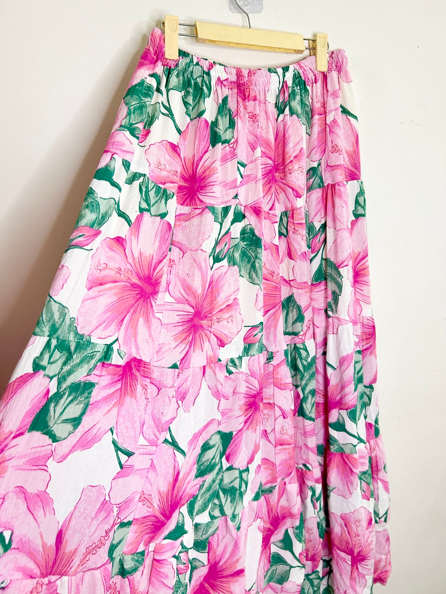 Bougainville Print Skirt