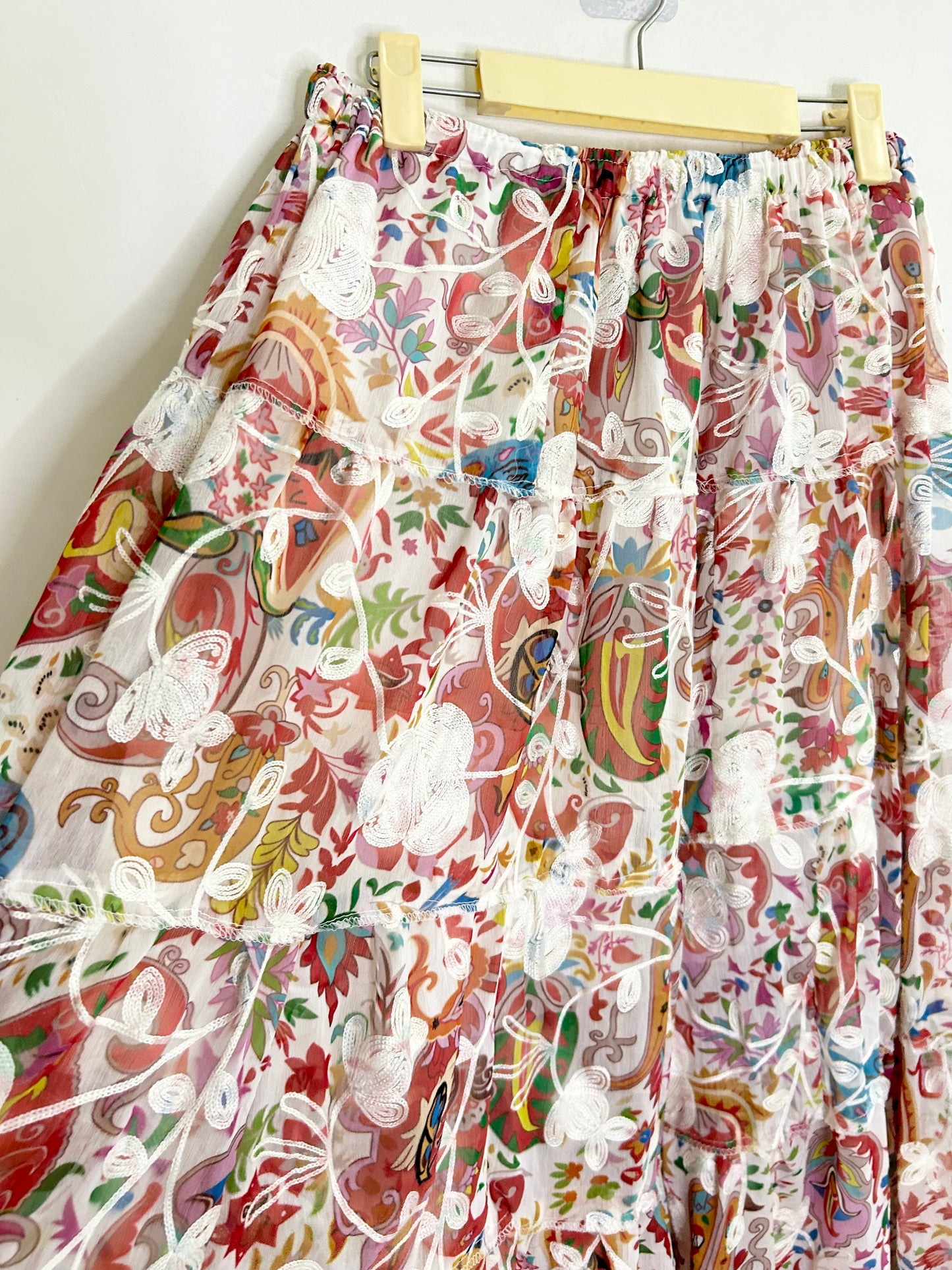 Embroidered Patterned Skirt