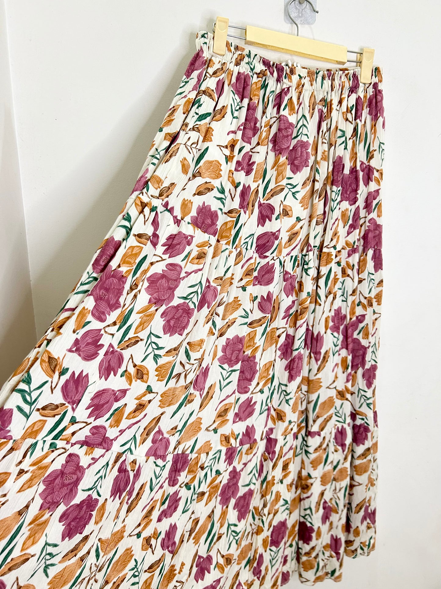 Lotus Print Skirt