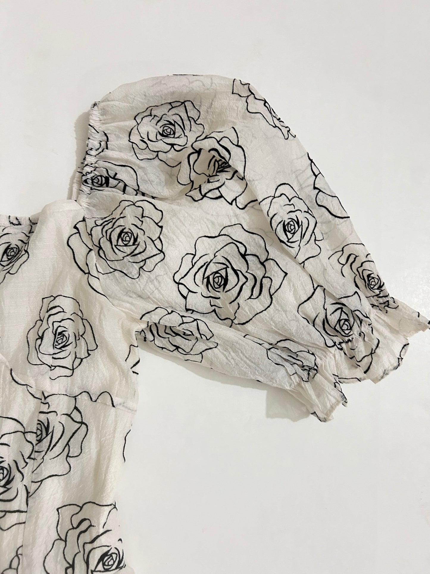 Rose Print Top