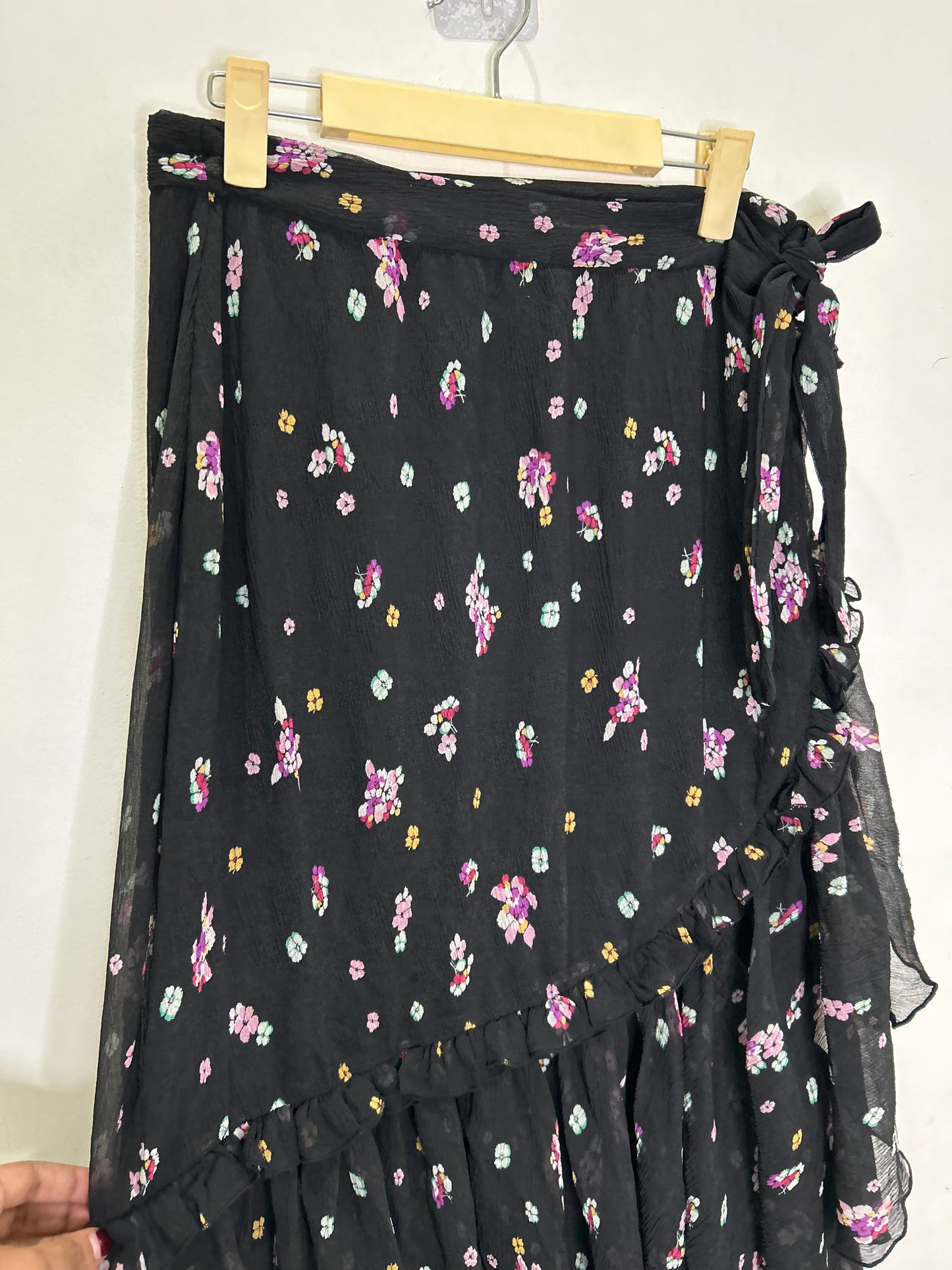 Wrap Ruffle Skirt