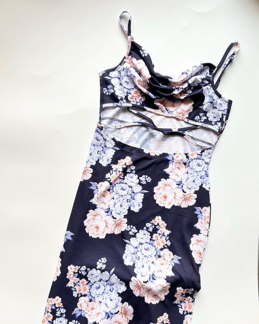Floral Cut Out Dress