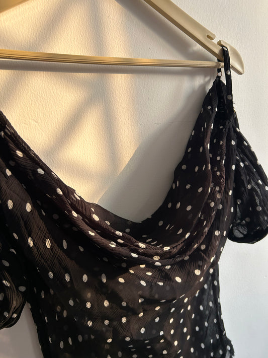 Polka dot top