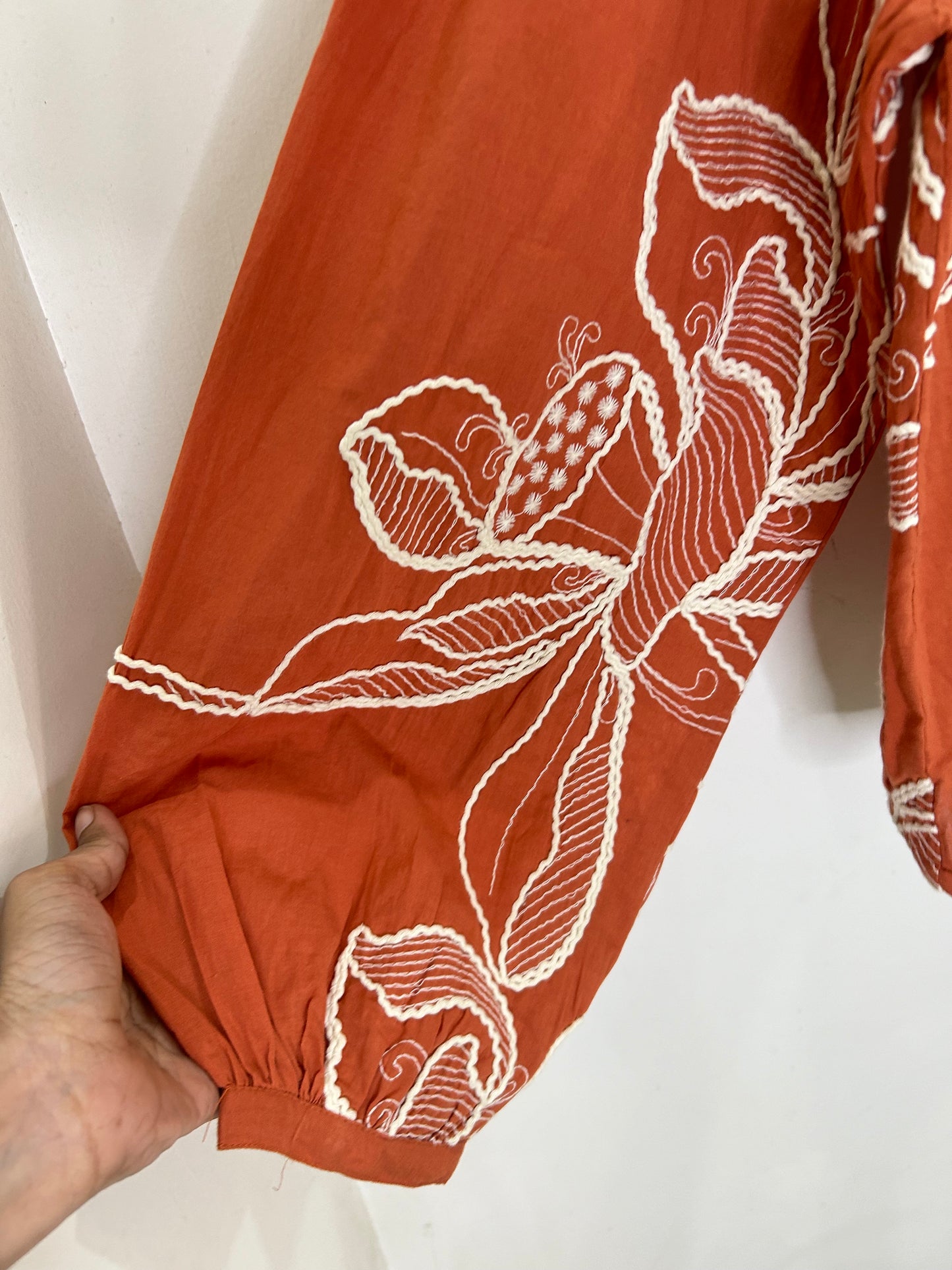 Embroidered Cotton Top