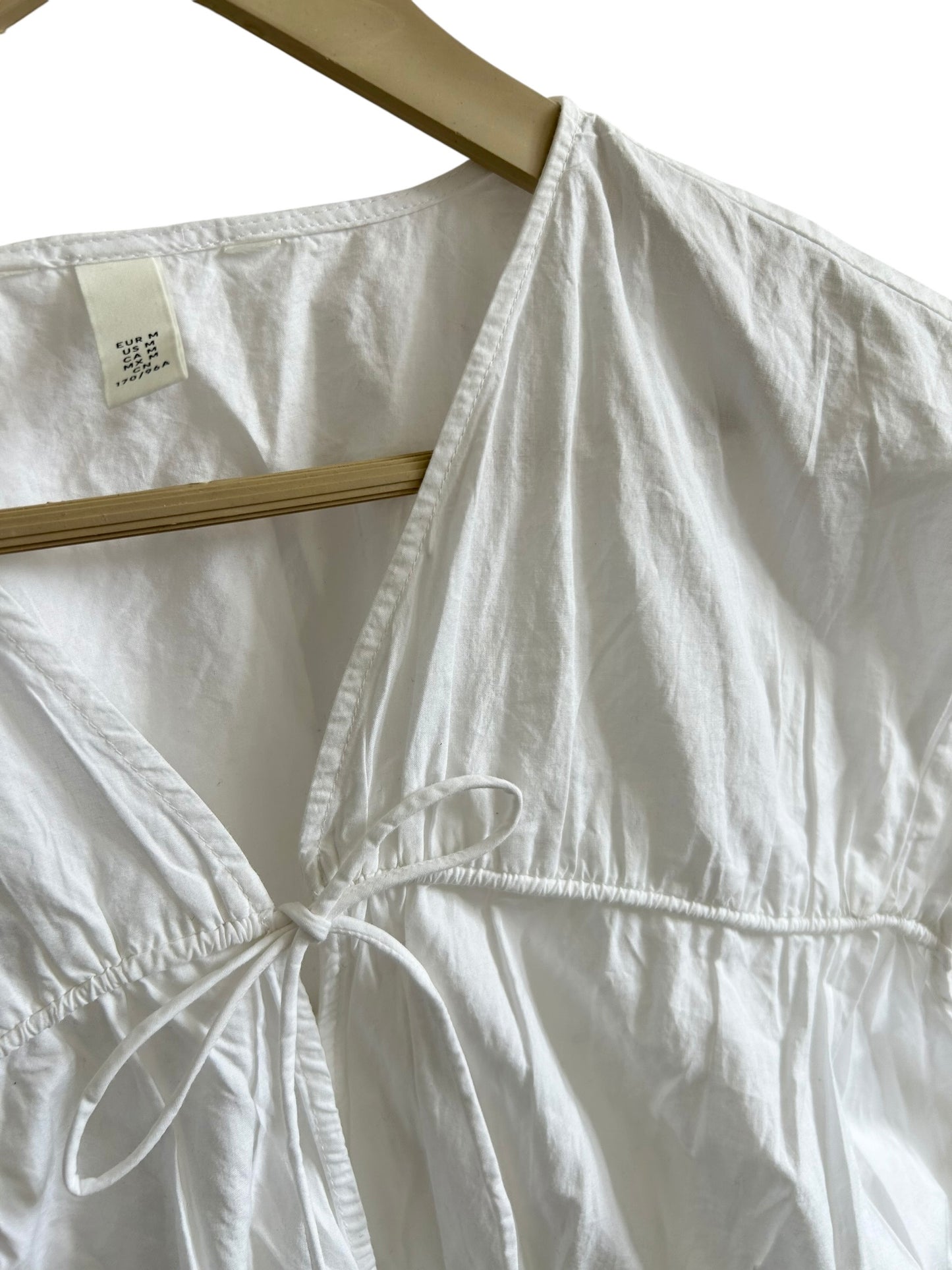 Cotton White Poplin Top