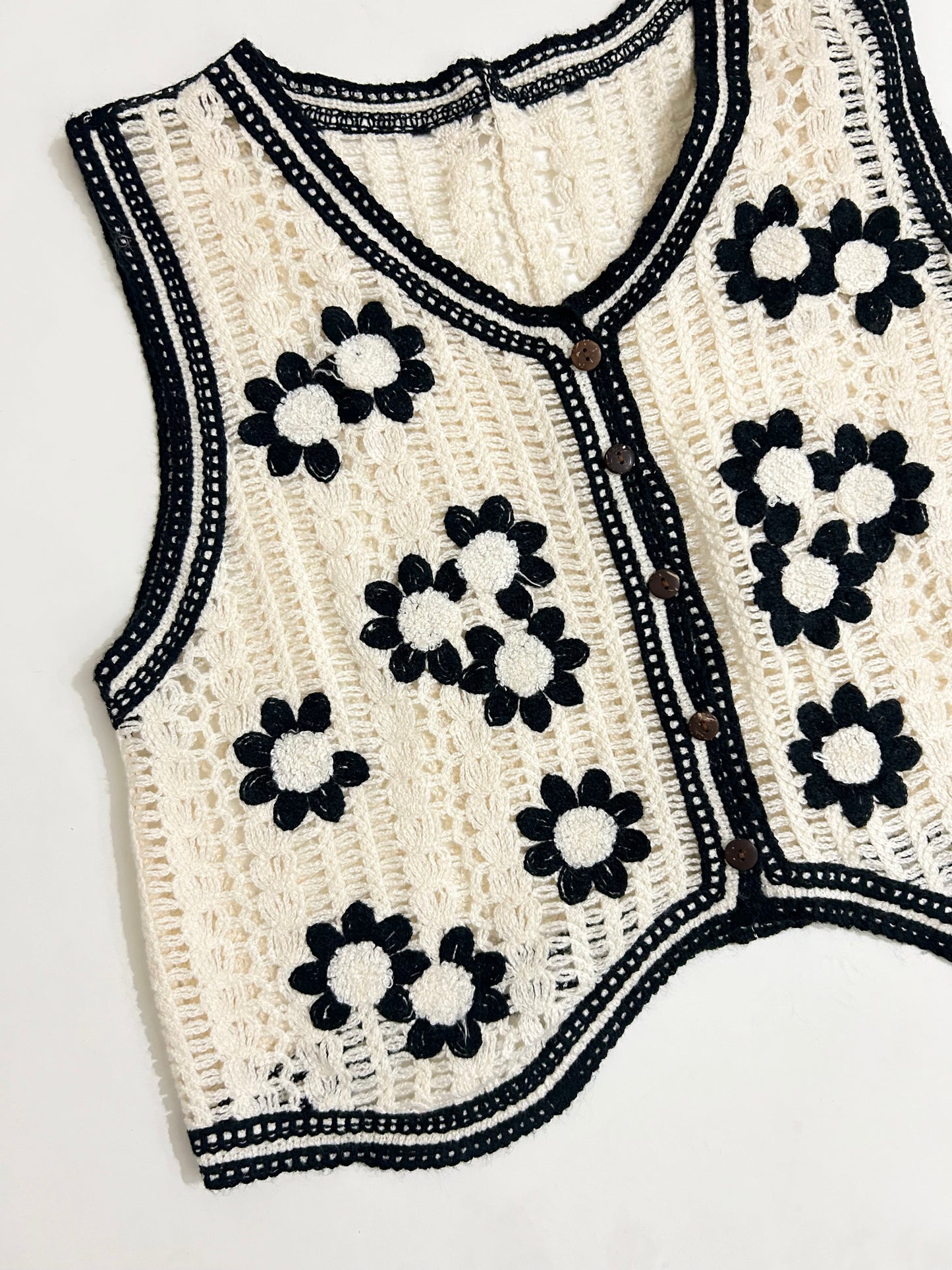 Crochet Floral Top