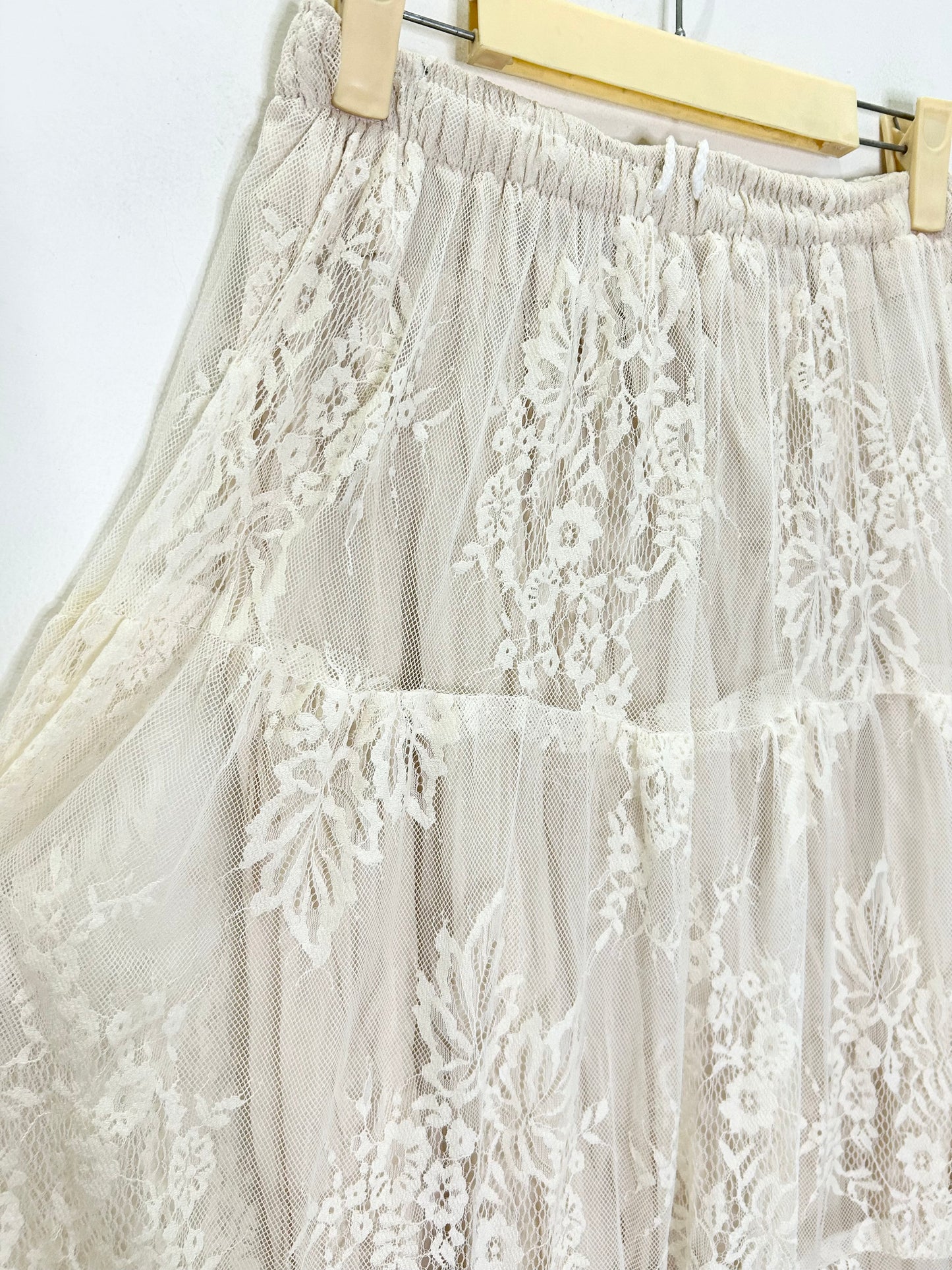 White Lace Skirt