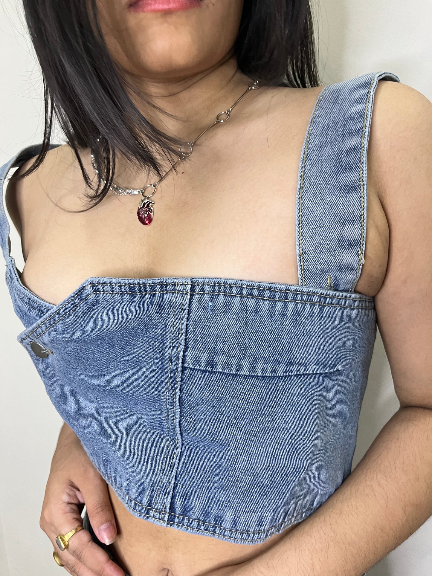 Denim Crop Top
