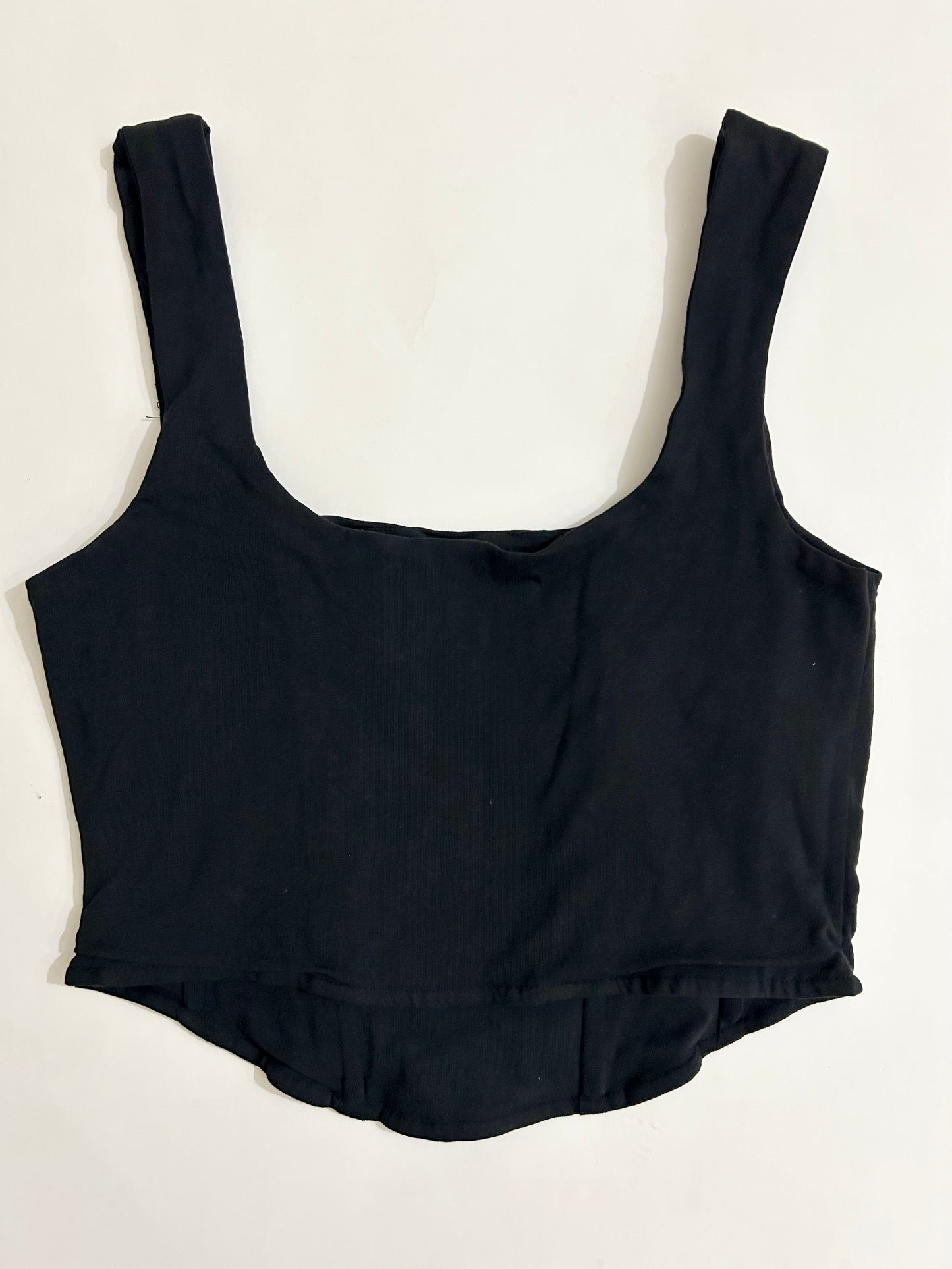Graphic Corset Top with Embellishments