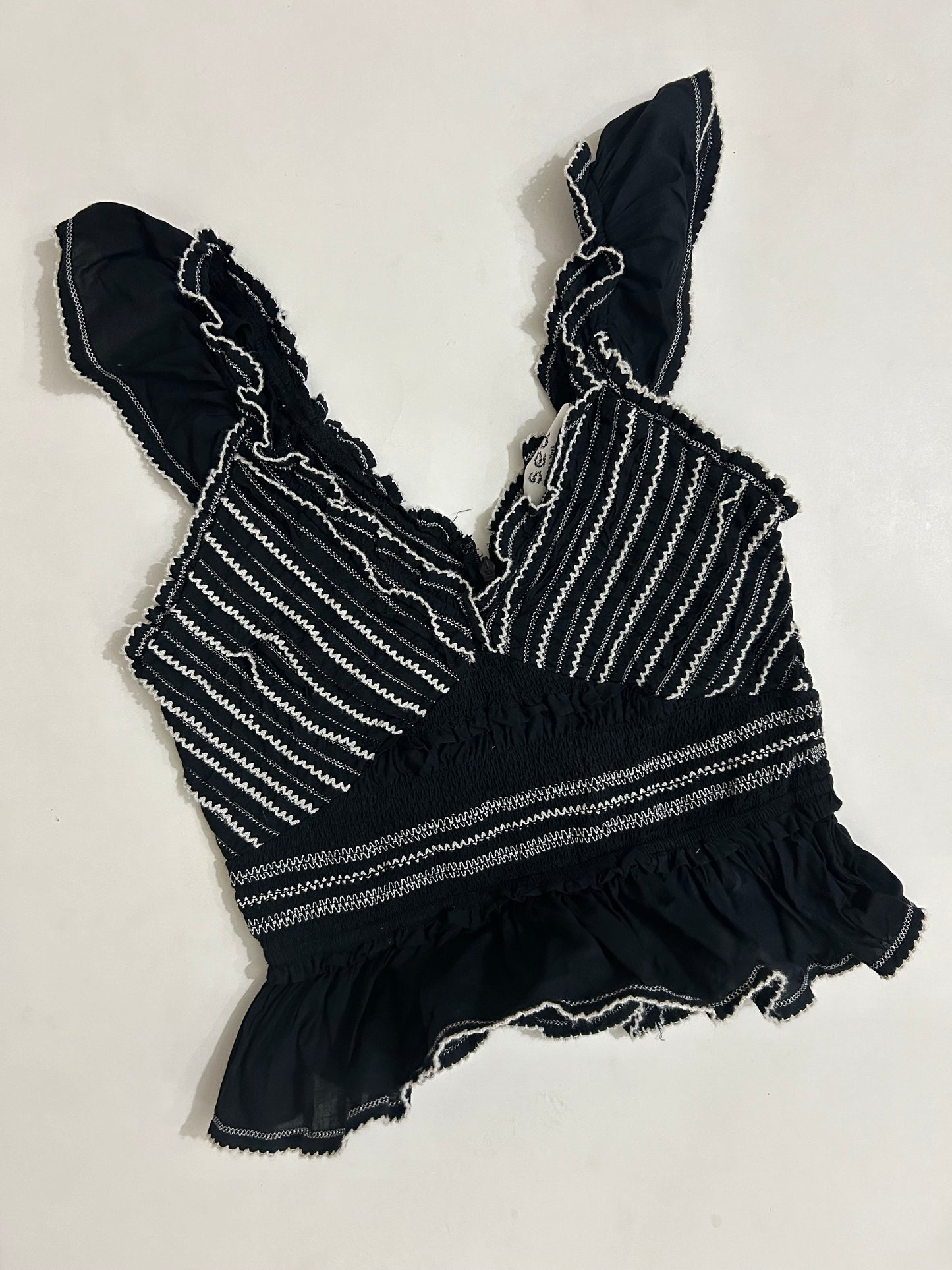 Sea Mable Embroidered Cotton Top