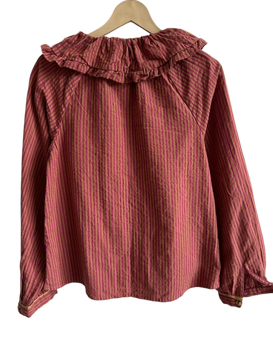 Striped Ruffled Shirt
