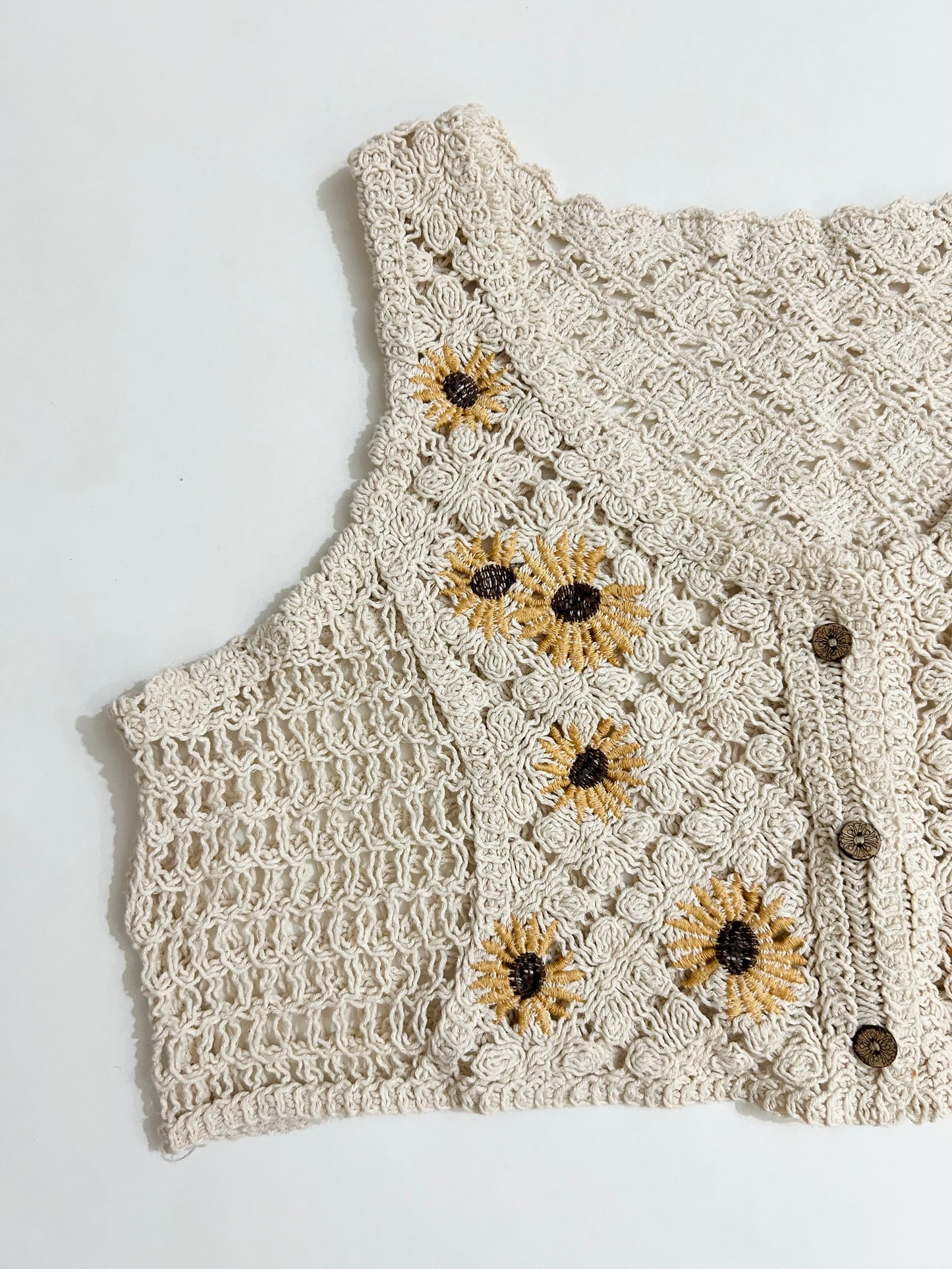 Sunflower Crochet Top