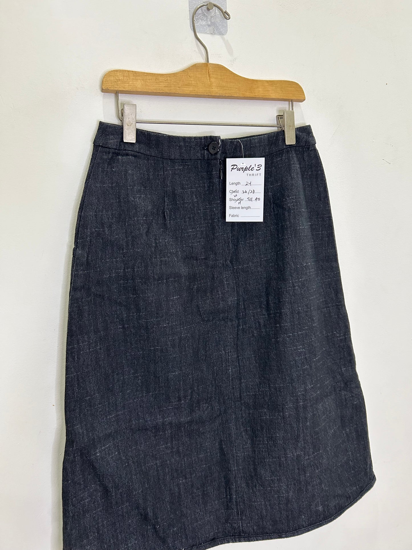 Denim Dragon Skirt