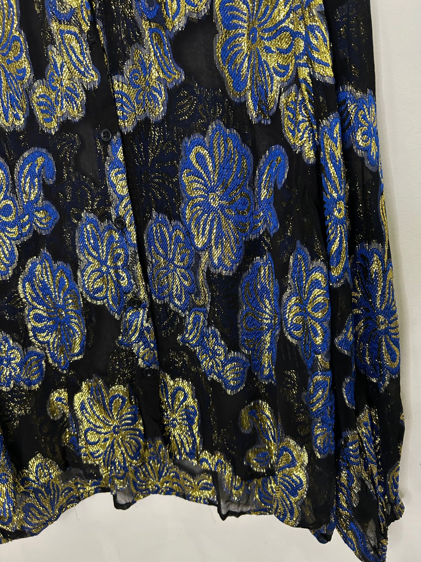 Floral Metallic Shirt