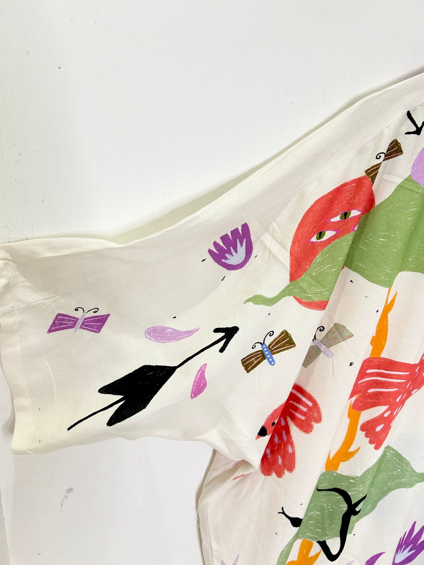 Abstract Print Shirt (with pockets): Chest- 54”