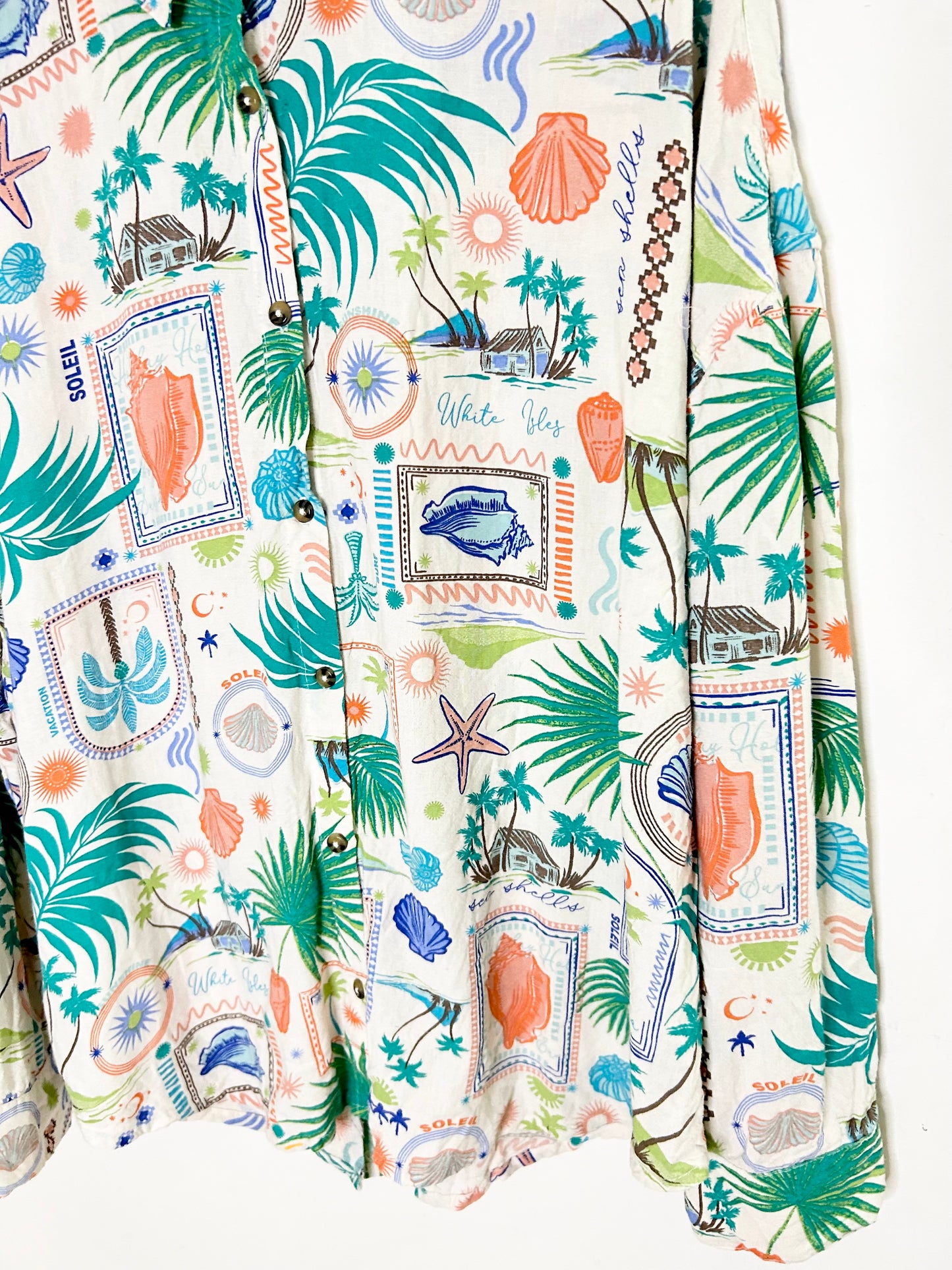 Printed Shirt: M